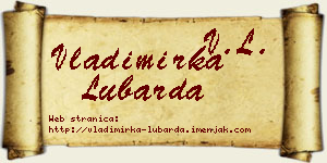 Vladimirka Lubarda vizit kartica